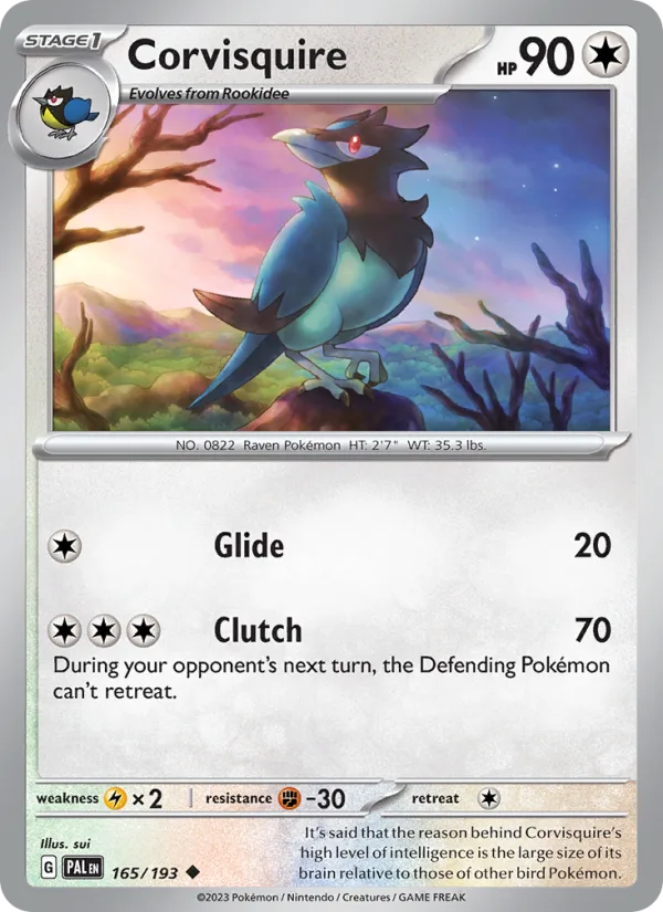 Corvisquire · Paldea Evolved 165/193