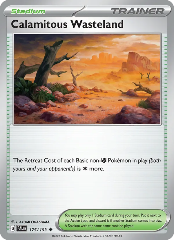Calamitous Wasteland · Paldea Evolved 175/193