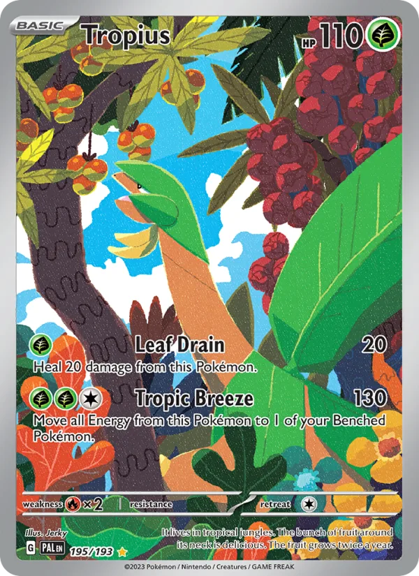 Tropius · Paldea Evolved 195/193
