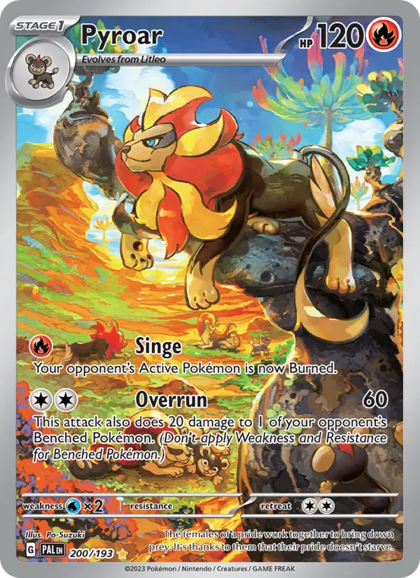 Pyroar · Paldea Evolved 200/193