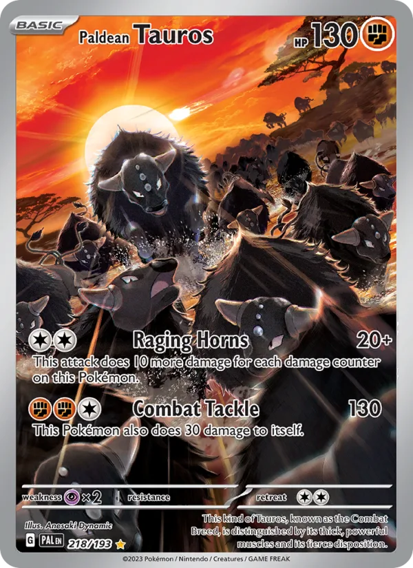 Paldean Tauros · Paldea Evolved 218/193