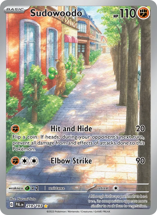 Sudowoodo · Paldea Evolved 219/193