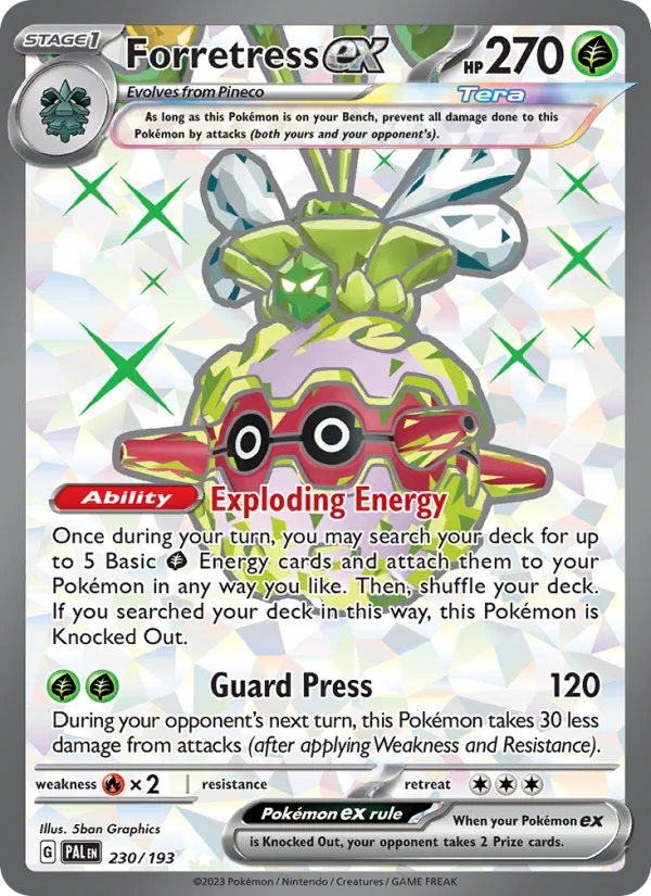 Forretress ex · Paldea Evolved 230/193