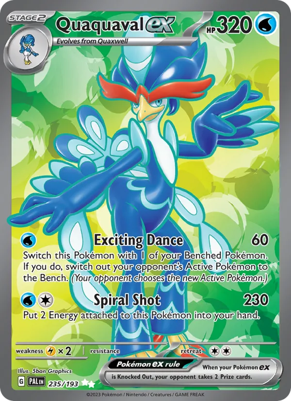 Quaquaval ex · Paldea Evolved 235/193
