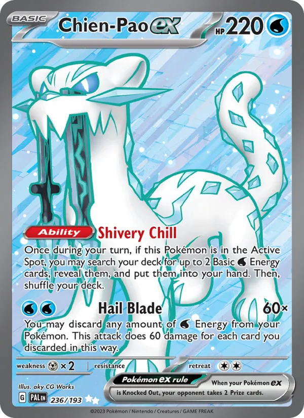 Chien-Pao ex · Paldea Evolved 236/193