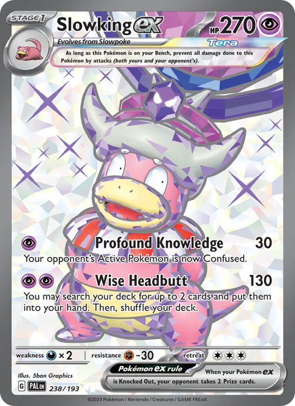 Slowking ex · Paldea Evolved 238/193