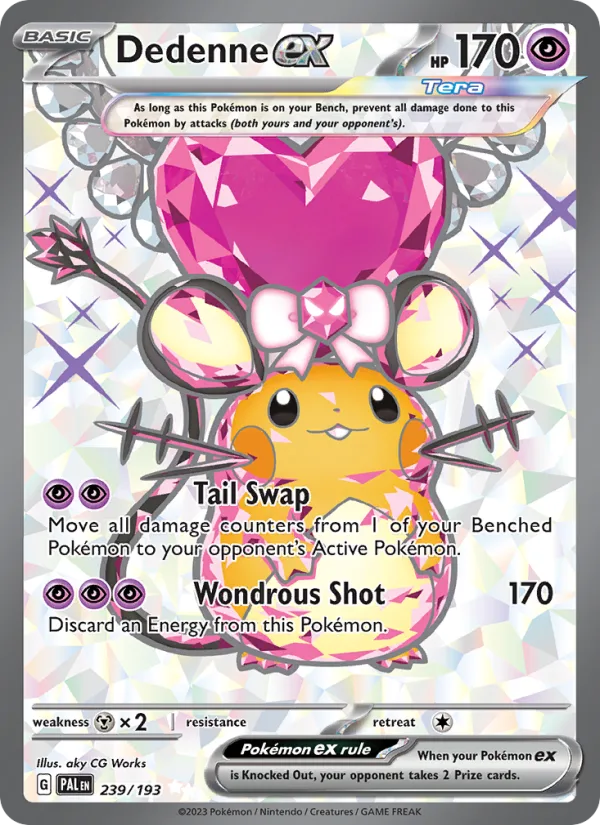 Dedenne ex · Paldea Evolved 239/193