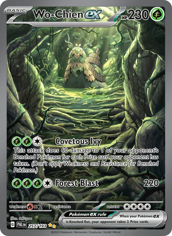 Wo-Chien ex · Paldea Evolved 257/193