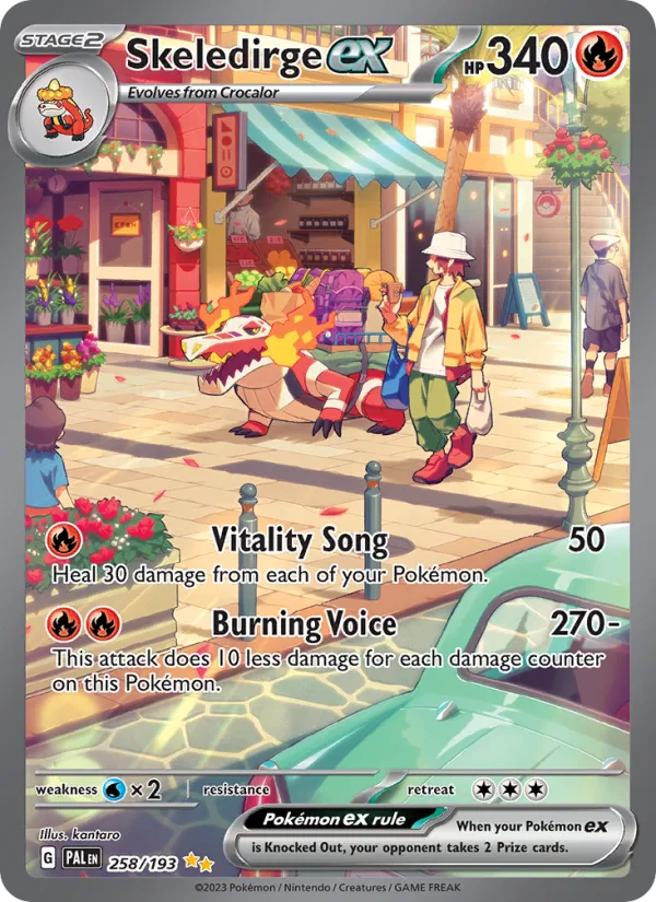 Skeledirge ex · Paldea Evolved 258/193