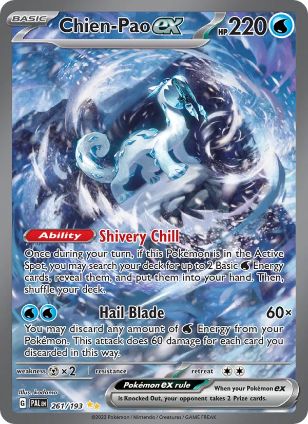 Chien-Pao ex · Paldea Evolved 261/193