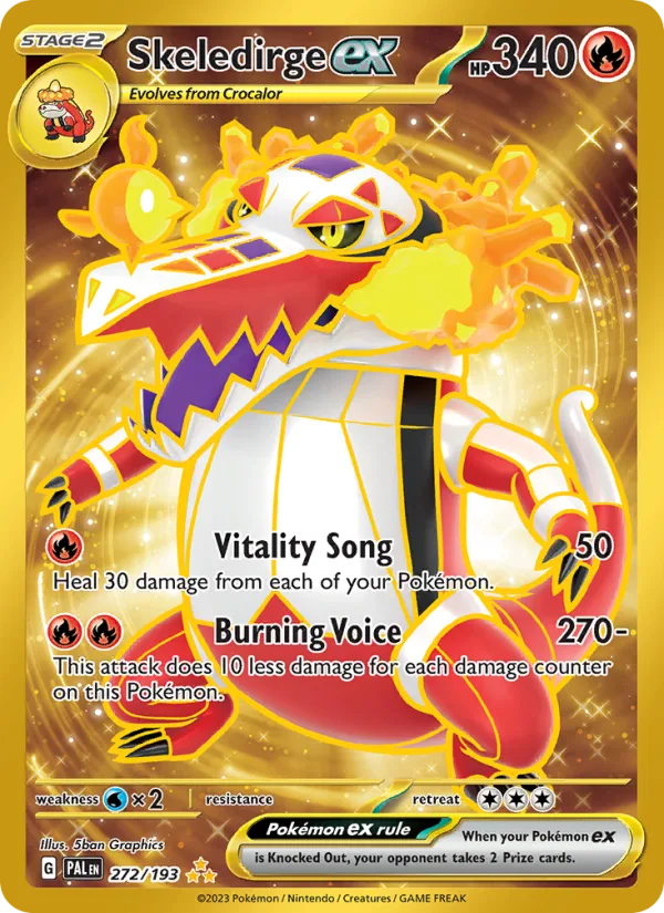 Skeledirge ex · Paldea Evolved 272/193
