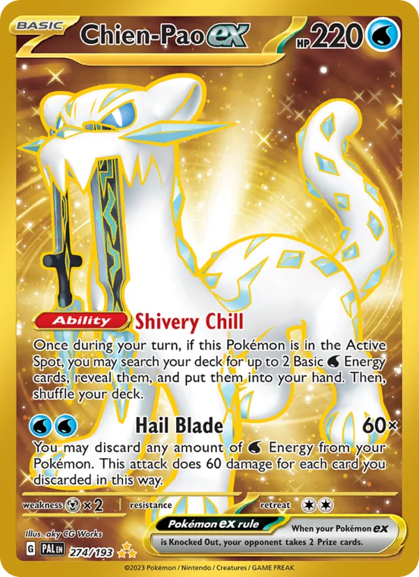Chien-Pao ex · Paldea Evolved 274/193