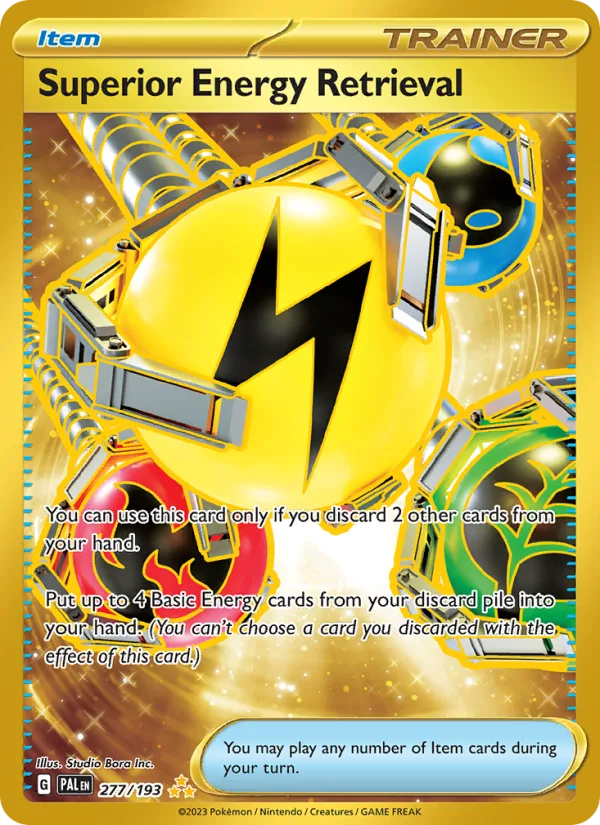 Superior Energy Retrieval · Paldea Evolved 277/193