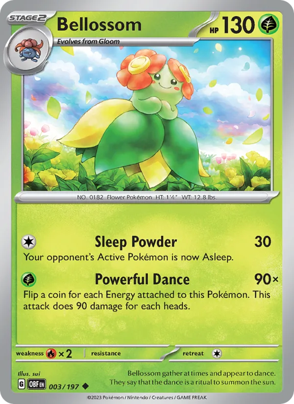 Bellossom · Obsidian Flames 003/197
