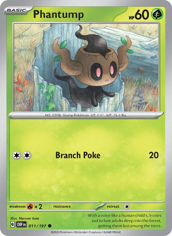 Phantump · Obsidian Flames 011/197