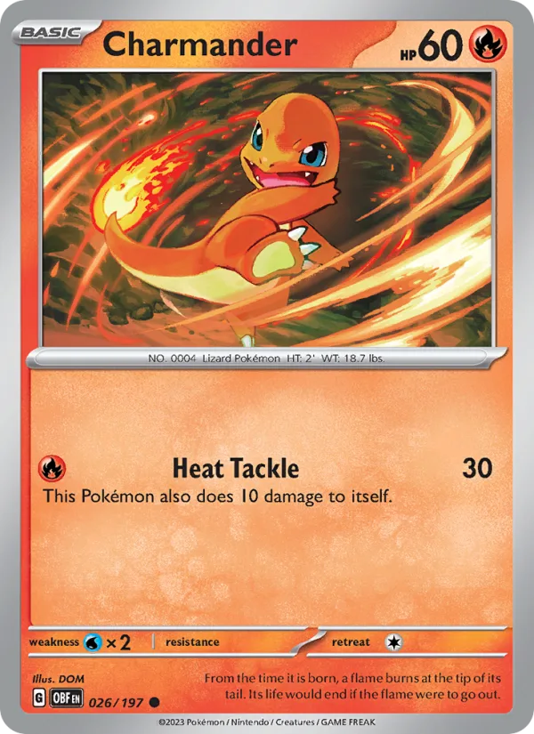 Charmander · Obsidian Flames 026/197