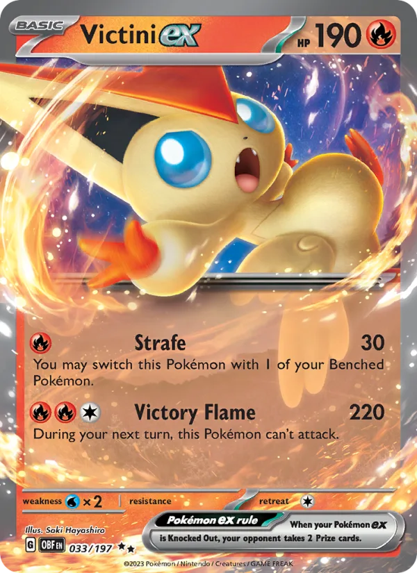 Victini ex · Obsidian Flames 033/197