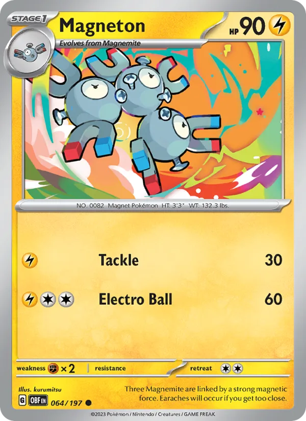 Magneton · Obsidian Flames 064/197
