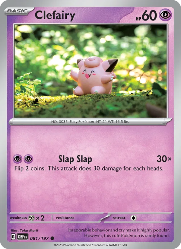 Clefairy · Obsidian Flames 081/197