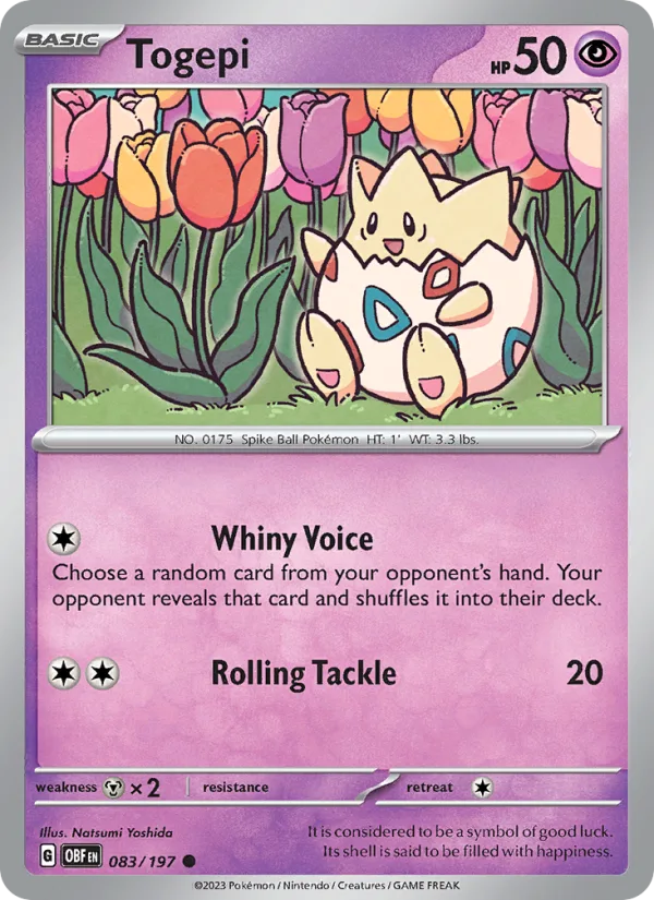 Togepi · Obsidian Flames 083/197