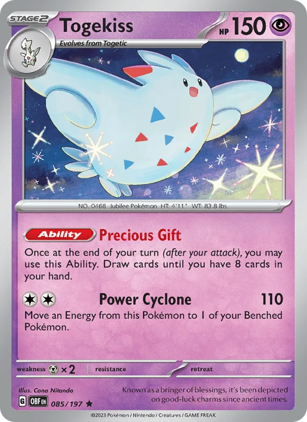 Togekiss · Obsidian Flames 085/197