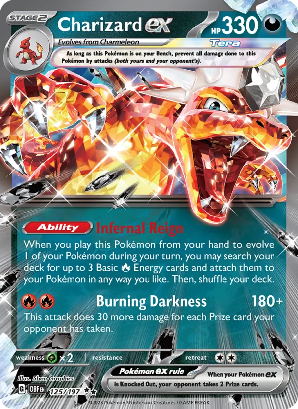 Charizard ex · Obsidian Flames 125/197