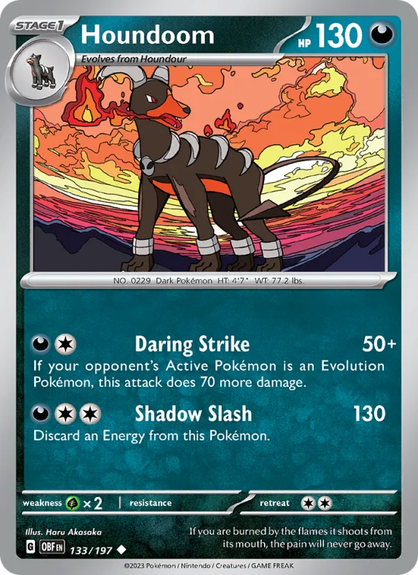 Houndoom · Obsidian Flames 133/197