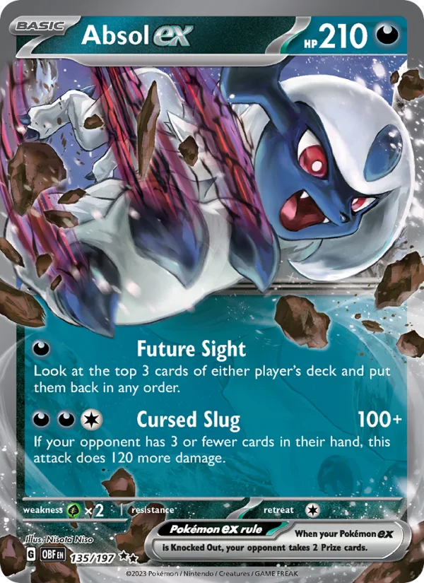 Absol ex · Obsidian Flames 135/197