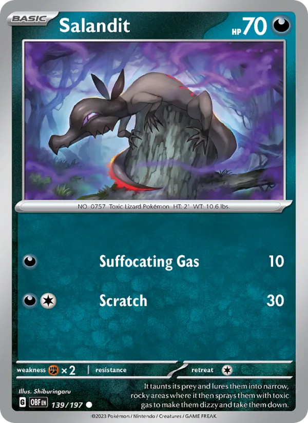 Salandit · Obsidian Flames 139/197