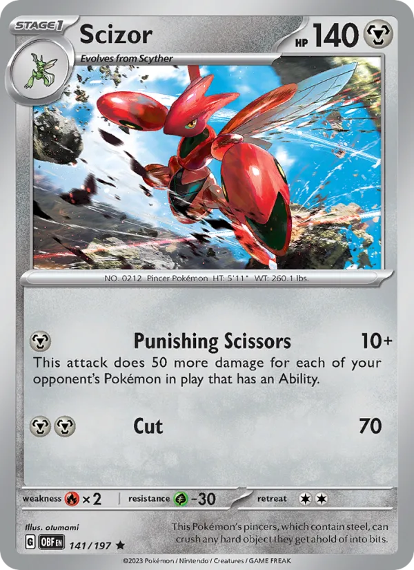Scizor · Obsidian Flames 141/197