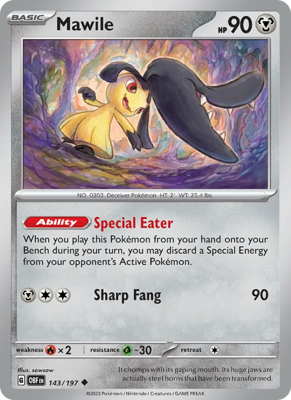 Mawile · Obsidian Flames 143/197