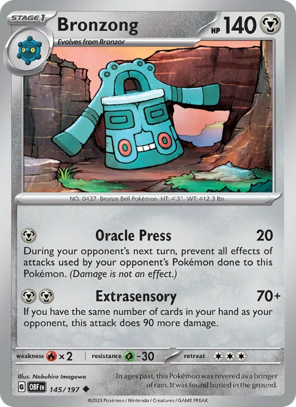 Bronzong · Obsidian Flames 145/197