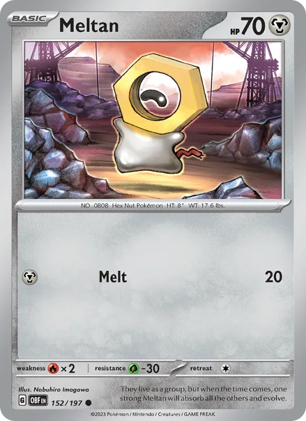 Meltan · Obsidian Flames 152/197
