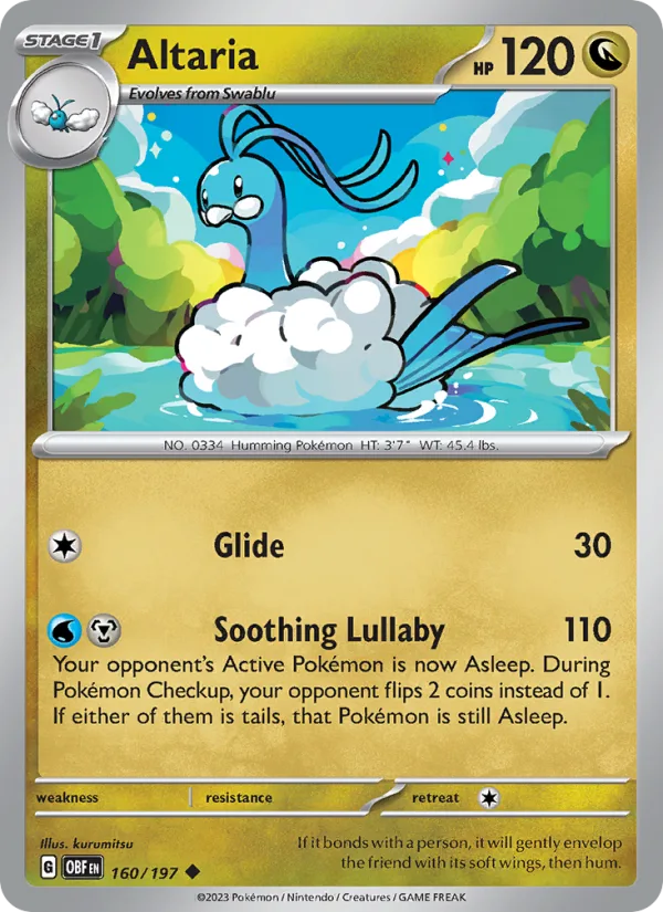 Altaria · Obsidian Flames 160/197