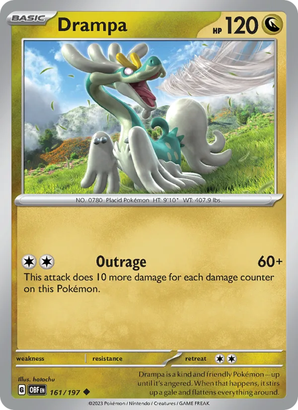 Drampa · Obsidian Flames 161/197