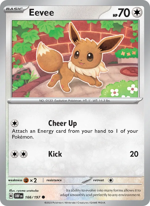 Eevee · Obsidian Flames 166/197