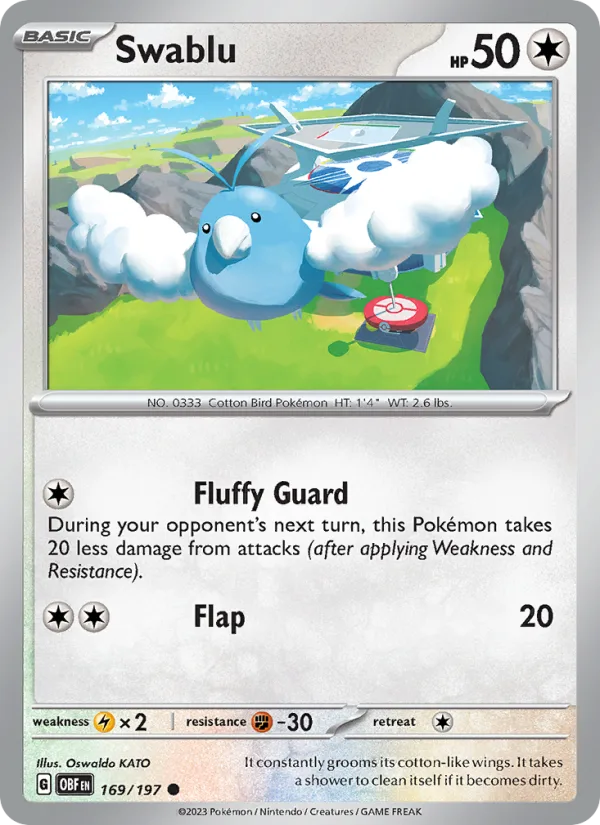 Swablu · Obsidian Flames 169/197