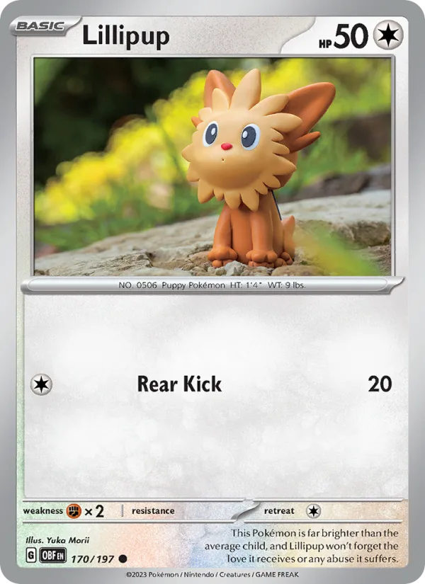 Lillipup · Obsidian Flames 170/197