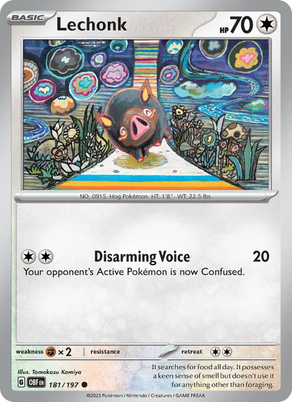 Lechonk · Obsidian Flames 181/197