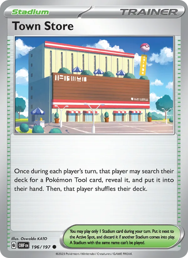 Town Store · Obsidian Flames 196/197