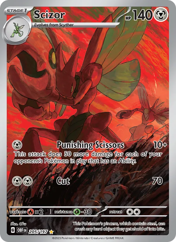 Scizor · Obsidian Flames 205/197
