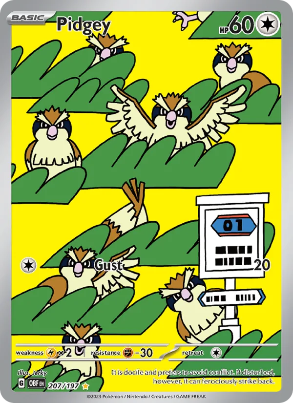 Pidgey · Obsidian Flames 207/197