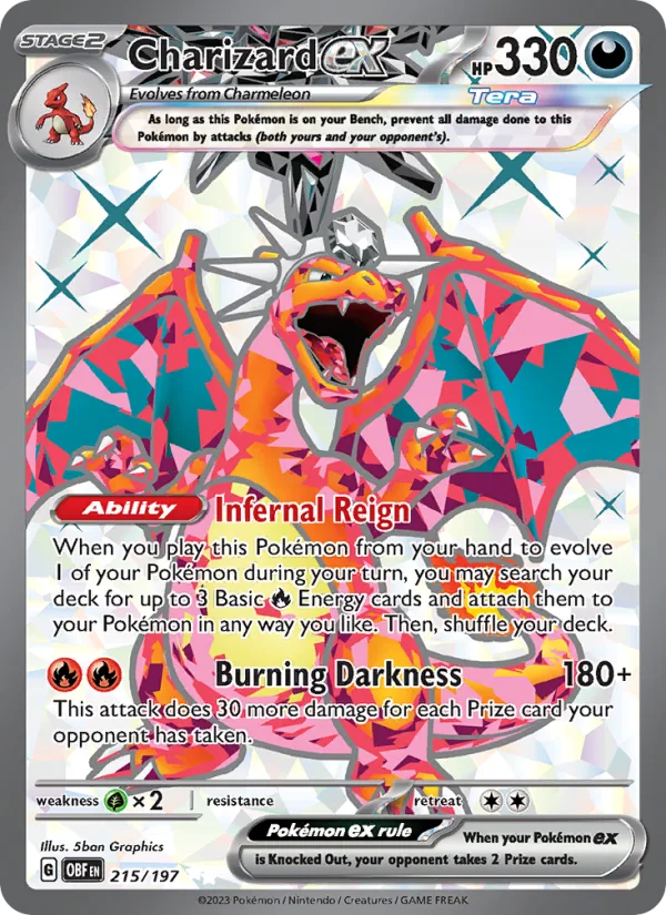 Charizard ex · Obsidian Flames 215/197
