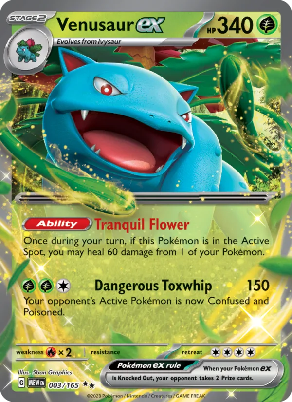 Venusaur ex · 151 003/165
