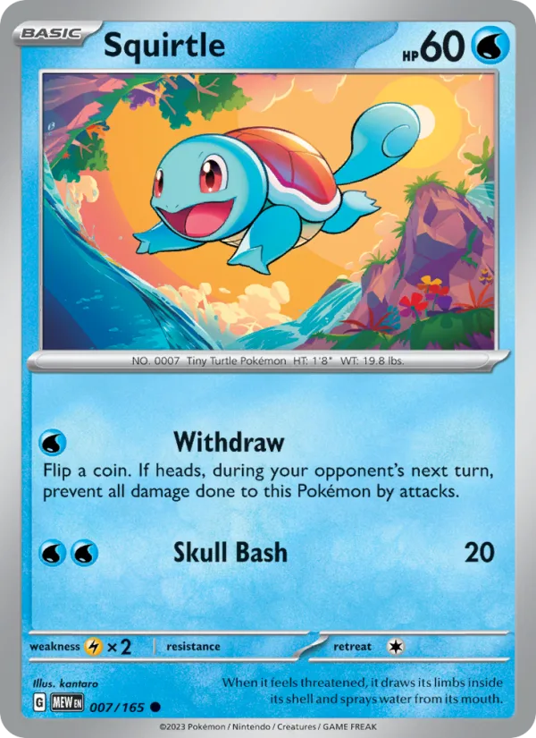 Squirtle · 151 007/165