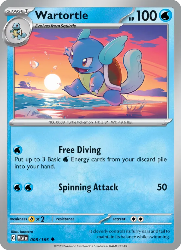 Wartortle · 151 008/165