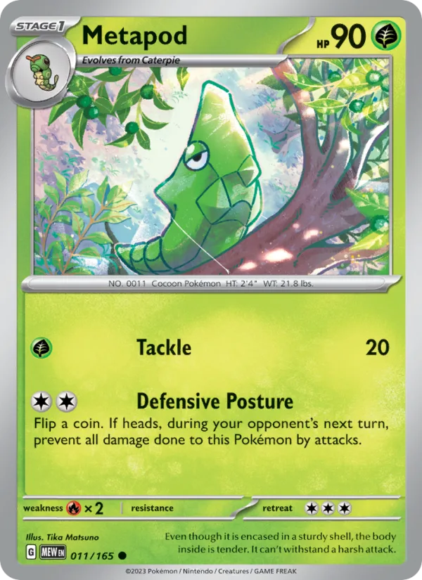 Metapod · 151 011/165