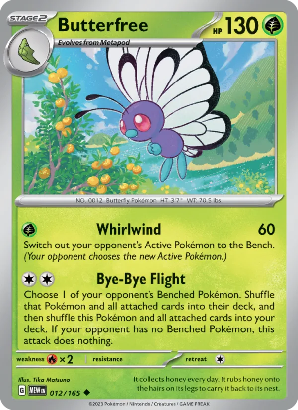 Butterfree · 151 012/165