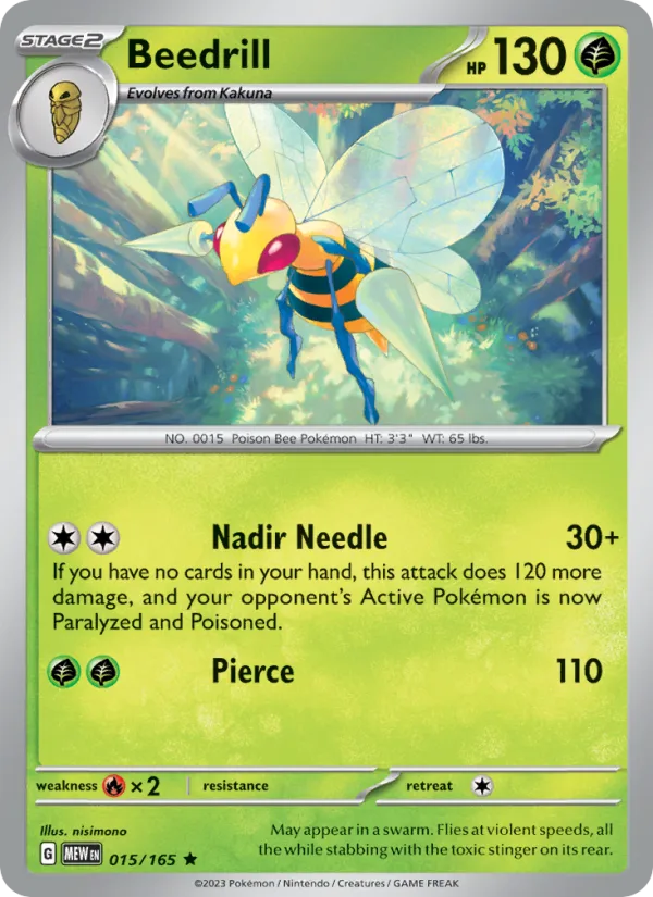 Beedrill · 151 015/165