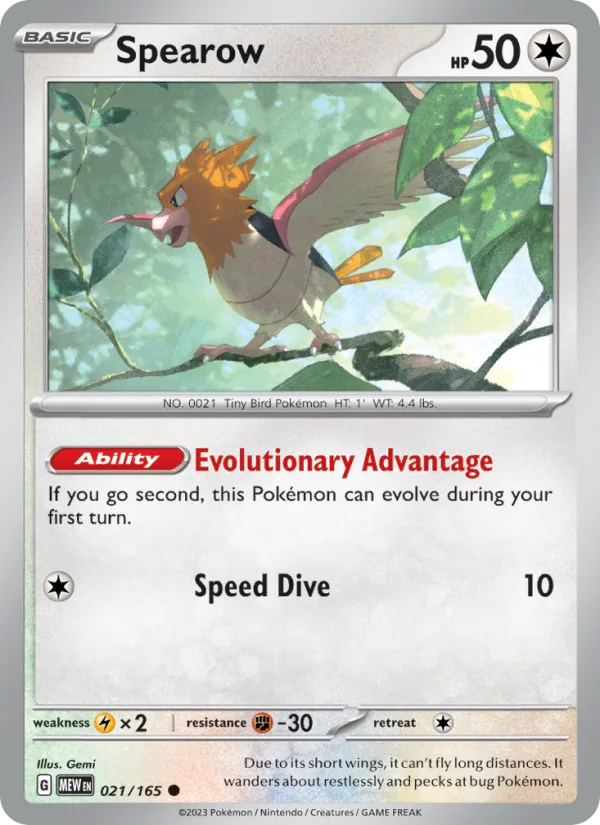 Spearow · 151 021/165